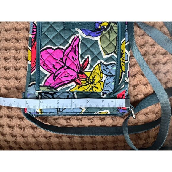 Vera Bradley‎ Hipster Falling Flowers Floral Crossbody Bag Wallet New - Picture 12 of 12